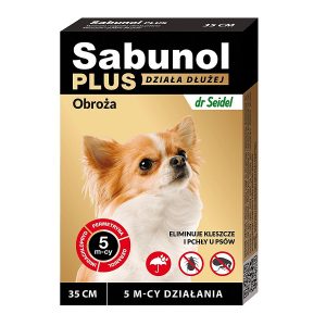 SABUNOL PLUS - obroża biobójcza dla psa 35cm sklep akwarystyczny śląsk