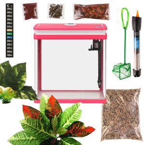 SUNSUN Elegant Aquaset Full pink - zestaw akwariowy 14l sklep akwarystyczny śląsk
