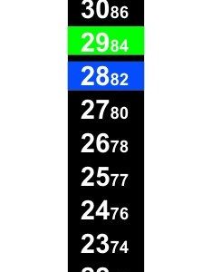 Termometr Do Akwarium Naklejany LCD T9 Aquael sklep akwarystyczny śląsk
