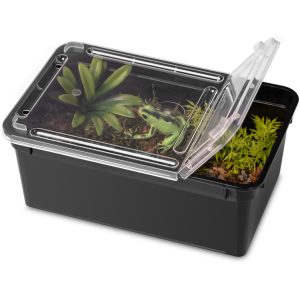 Terrario Reptiland Black 19x12x7