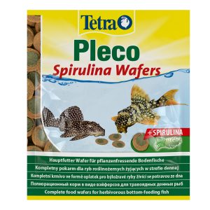 Tetra Pleco Spirulina Wafers 15g - pokarm dla roślinożernych ryb dennych sklep akwarystyczny śląsk