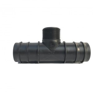 Trójnik plastikowy wciskany redukcja fi 40x1 cal GZ 40 mm sklep akwarystyczny śląsk