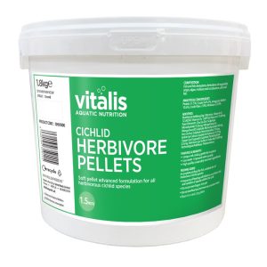 VITALIS CICHLID HERBIVORE PELLETS 1.5MM 1.8KG sklep akwarystyczny śląsk