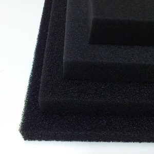 Wkład Filtracyjny Gąbka 20X20X3 45PPI Czarna sklep akwarystyczny śląsk