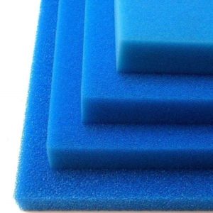 Wkład Filtracyjny Gąbka 50X50X1 20PPI Niebieska sklep akwarystyczny śląsk