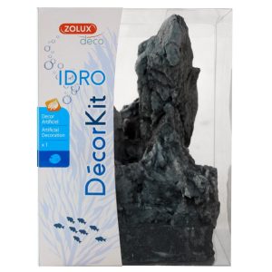 ZOLUX Dekoracja akw. IDRO KIT BLACK STONE L (352165) sklep akwarystyczny śląsk
