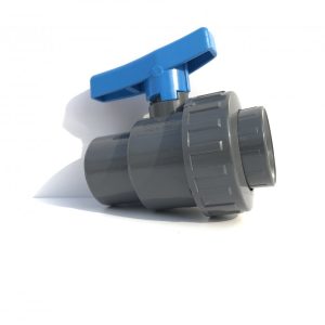 Zaworek plastikowy PVC 1" gwint wewnętrzny PN 16 sklep akwarystyczny śląsk
