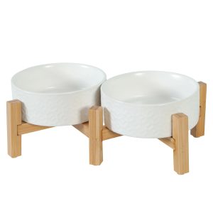 Zolux Keramo Duo - miska ceramiczna biała 2 x 700ml sklep akwarystyczny śląsk