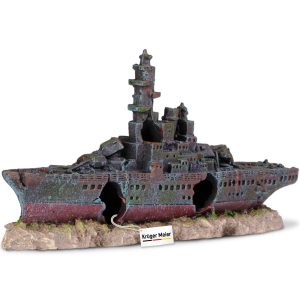 Kruger Meier Battleship – Statek do akwarium 23x5x11 cm sklep akwarystyczny śląsk