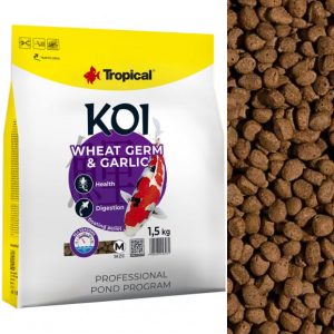 TROPICAL KOI WHEAT GERM & GARLIC PELLET M 5L/1