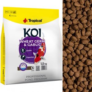 TROPICAL KOI WHEAT GERM & GARLIC PELLET S 5L/1