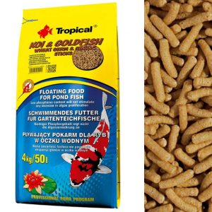 Tropical Koi & Goldfish Wheat Germ & Garlic Sticks