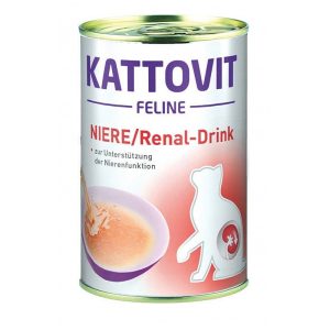 Kattovit Drink Renal Chicken 135ml - zupka z kurczakiem dla kotów chorych na nerki sklep akwarystyczny śląsk