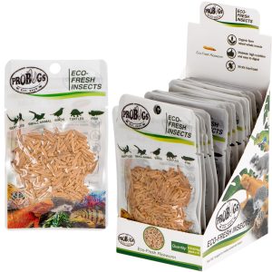 ProBugs Eco-Fresh Riceworm 15 x 15g - świeże larwy muchy 15 szaszetek sklep akwarystyczny śląsk