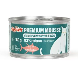 Comfy Appetit Premium Mousse Sterilized 150g -  Karma dla kotów po sterylizacji o smaku tuńczyka sklep akwarystyczny śląsk