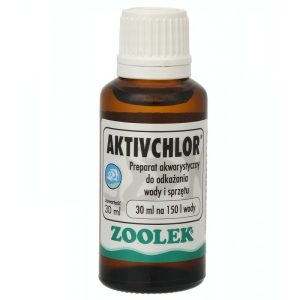 Zoolek ActivChlor 30 ml – Środek do Dezynfekcji w Akwarium sklep akwarystyczny śląsk