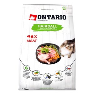 ONTARIO Cat Hairball 2kg/ Pokarm dla kotów odkłaczający  (213-10125) sklep akwarystyczny śląsk