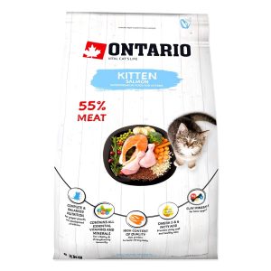 ONTARIO Kitten Salmon 2kg / Pokarm dla kociąt Łosoś  (213-10075) sklep akwarystyczny śląsk