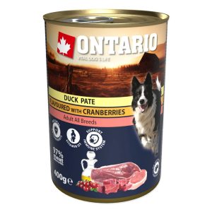 ONTARIO PATE kaczka z zurawina 400g puszka dla psa (214-21172) sklep akwarystyczny śląsk