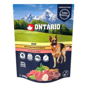 ONTARIO Saszetka Wołowina z warzywami w bulionie 300g  (214-3303) sklep akwarystyczny śląsk