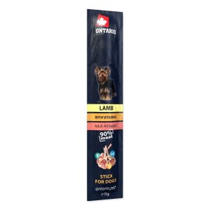 ONTARIO Stick for dogs lamb 15g -ONTARIO kabanosy dla psów 15g jagnięcina  (214-5811) sklep akwarystyczny śląsk
