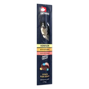 ONTARIO Stick for dogs venison 15g - ONTARIO kabanosy dla psów 15g dziczyzna (214-5806) sklep akwarystyczny śląsk