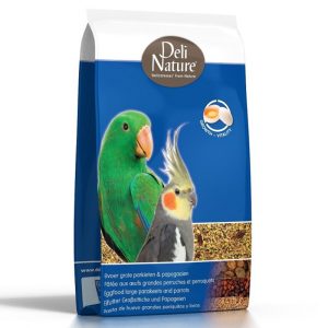 Deli Nature Eggfood Moist Large Parakeets & Parrots - wilgotna jajeczna karma dla dużych i średnich papug 800g sklep akwarystyczny śląsk