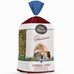 Deli Nature Rodelicious Herbal Hay Cornflower & Nettle - sianko ziołowe pokrzywa i chaber 600g sklep akwarystyczny śląsk