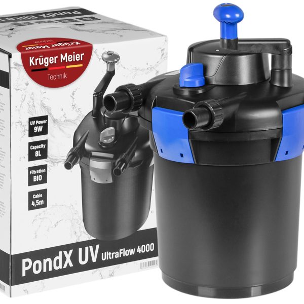 Kruger Meier PondX UV 4000 - filtr ciśnieniowy z lampą UV do oczka wodnego 4000l sklep akwarystyczny śląsk
