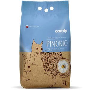 Żwirek Drewniany Comfy Pinokio Rumianek 7L – naturalny żwirek dla kotów i gryzoni sklep akwarystyczny śląsk