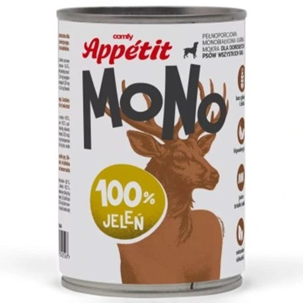 Comfy Appetit MONO 100% Jeleń – Naturalna karma hipoalergiczna dla psów sklep akwarystyczny śląsk
