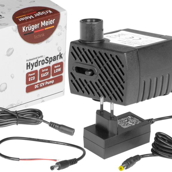 Kruger Meier HydroSpark All Connect - pompa wody 220l/h 12V i 230V sklep akwarystyczny śląsk
